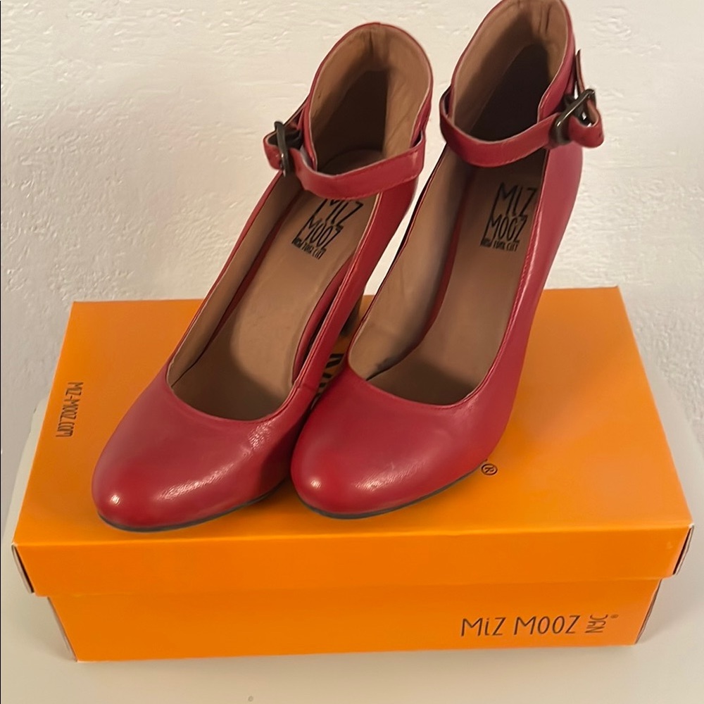 Miz Mooz Women's Red Heels